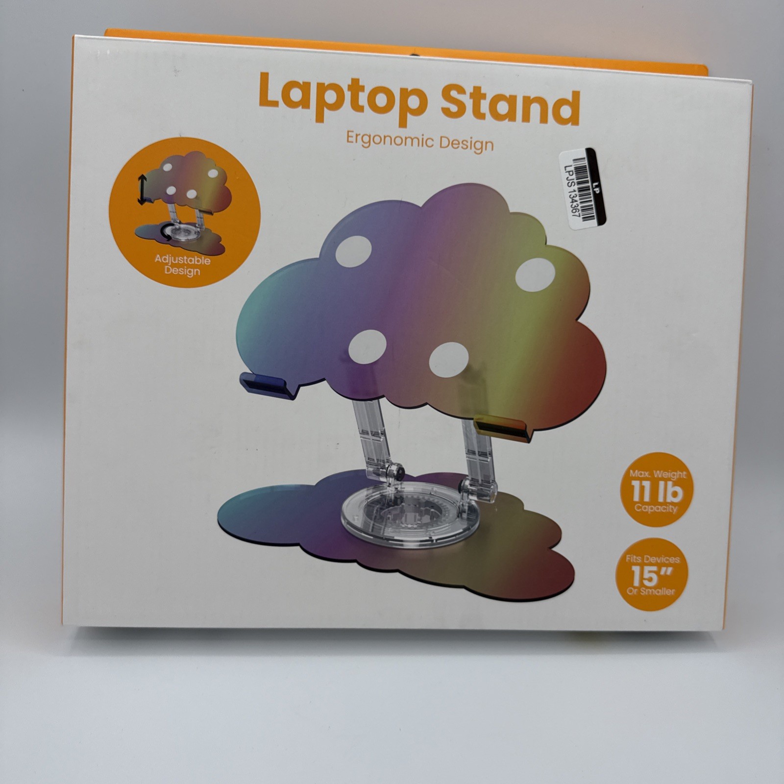 Vivitar Acrylic Laptop Stand - Cloud Iridescent