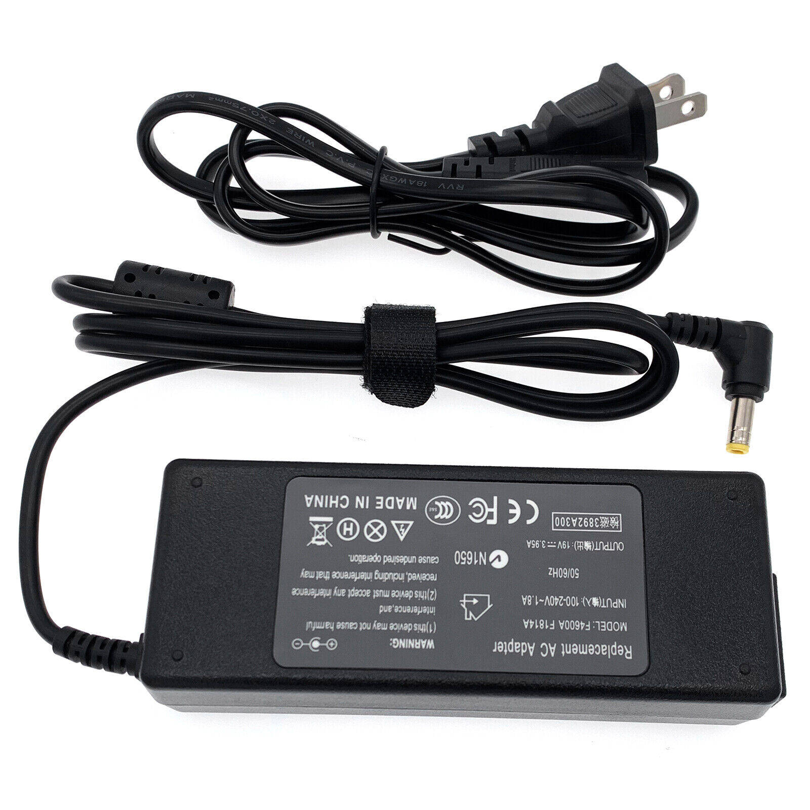 AC Adapter Power Charger For Toshiba Satellite A305D-S6848 A665-S5170 M505-S4940