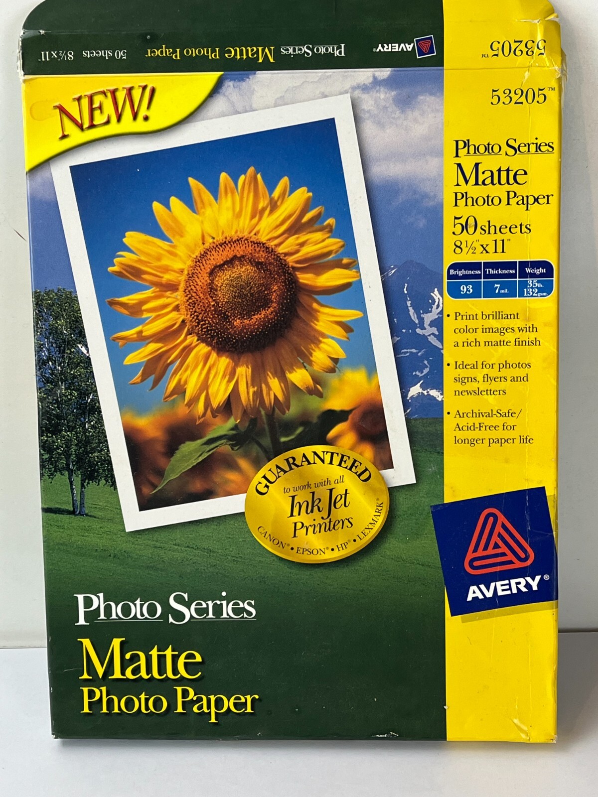 Avery Photo Series Matte Paper 53205 Open Box