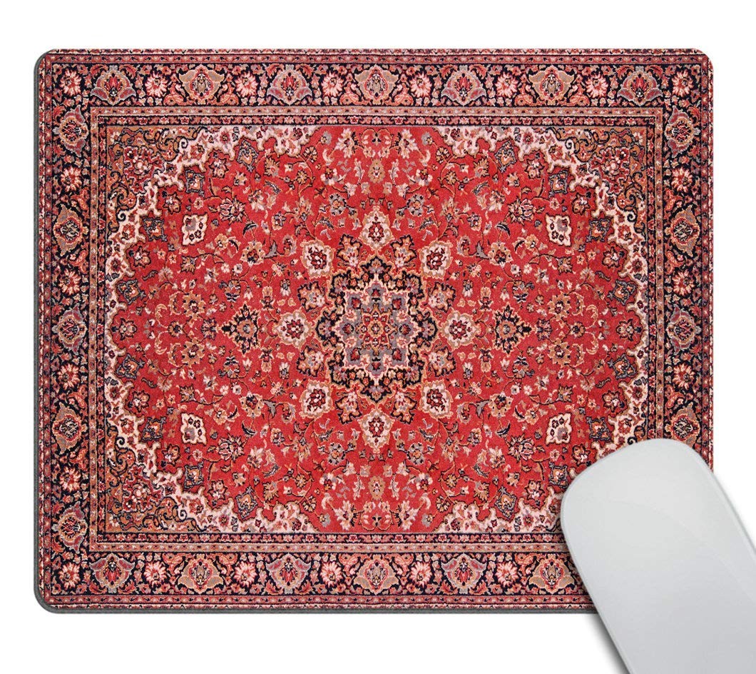 Smooffly Rug Mousepad Non-Slip Rubber Gaming Mouse Pad Rectangle Mouse Pads for