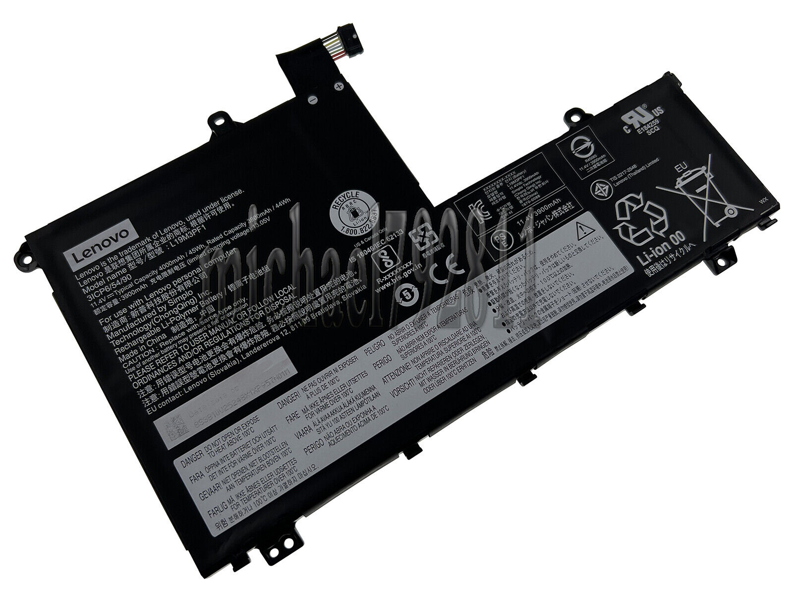 Genuine L19M3PF1 Battery for Lenovo ThinkBook 14-IML 15-IIL L19L3PF8 L19M3PF9