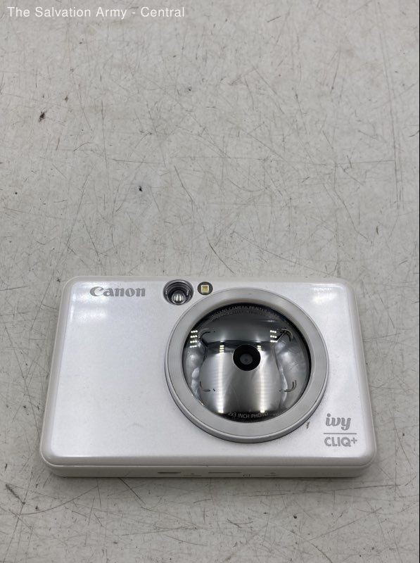 Canon Ivy CLIQ+ Pearl White Auto Focus Portable Instant Camera Photo Printer
