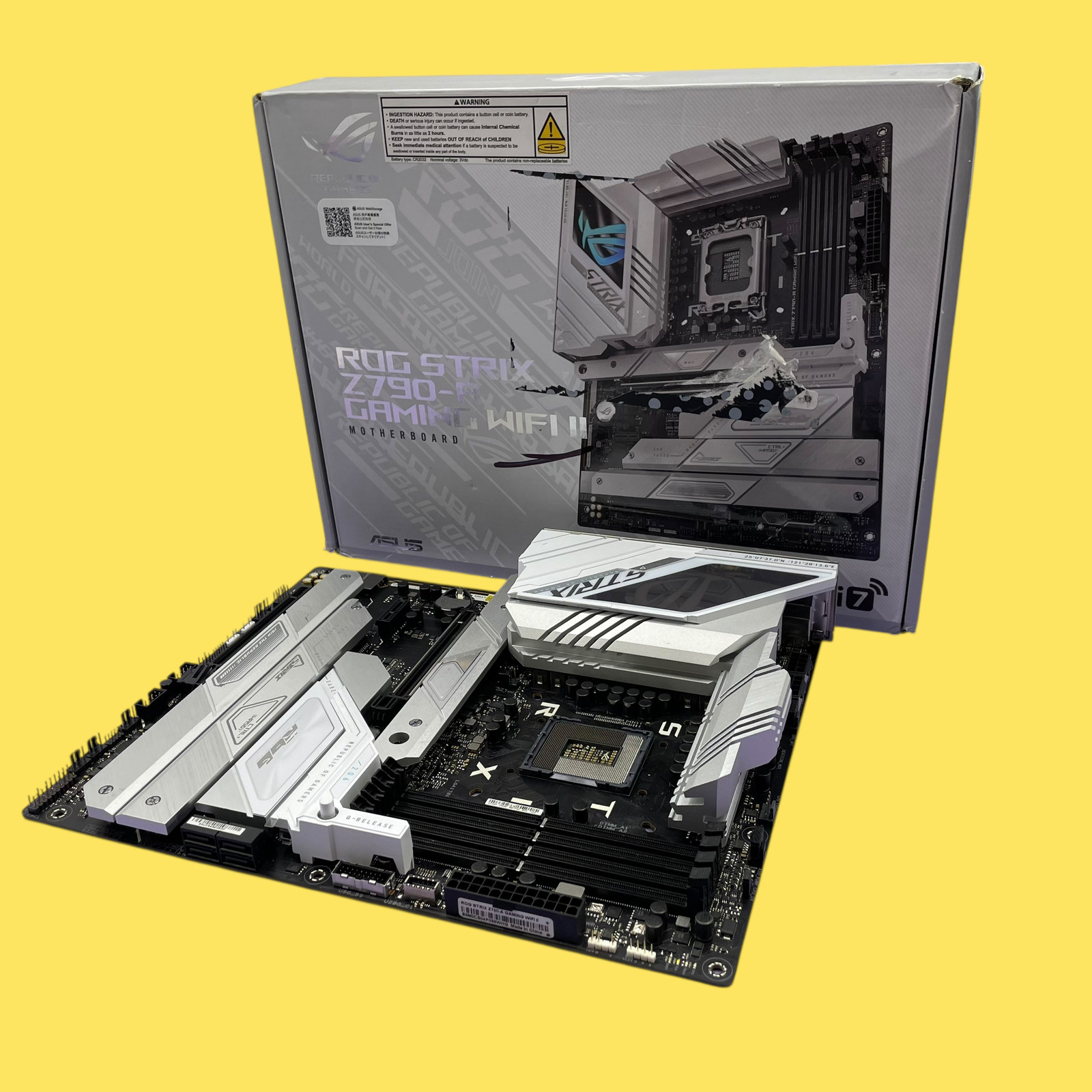 AS/IS ASUS ROG Strix Z790-A Gaming WiFi II LGA1700 Motherboard NO POWER