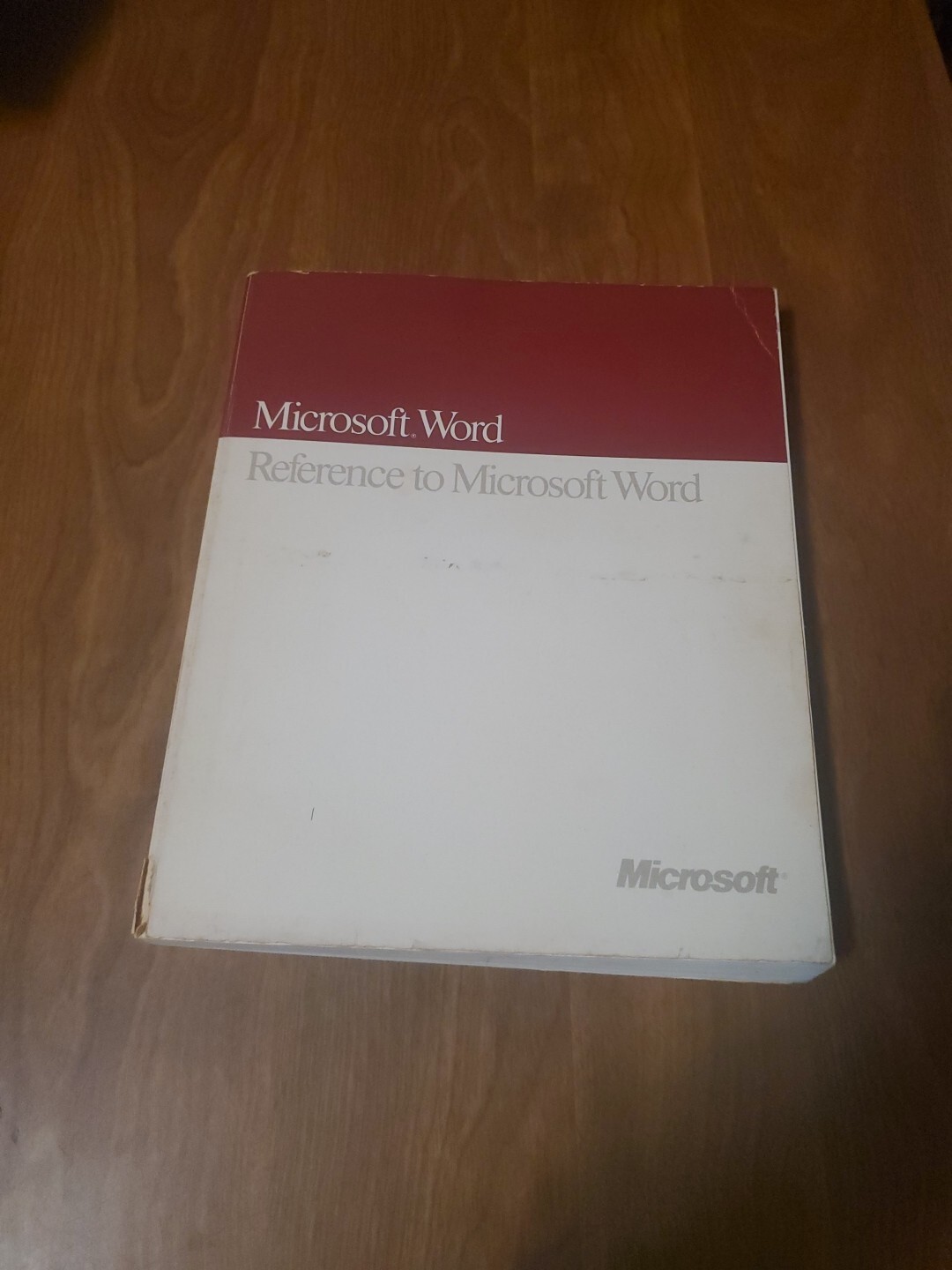Reference to Microsoft Word Version 4.0 for Apple Macintosh 1990 PB