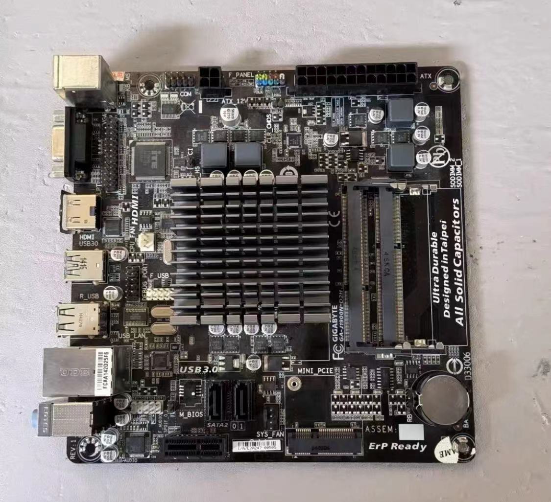 Gigabyte GA-J1900N-D2H / GA-J1900N-D3V DDR3 mini-itx DDR3 Motherboard--