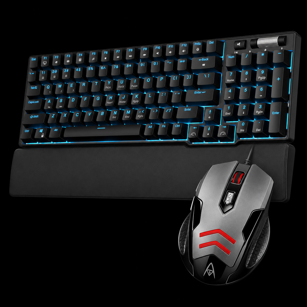 RK96 RGB Limited Edition Mechanical Keyboard 3-mode wireless with Adesso iMouse