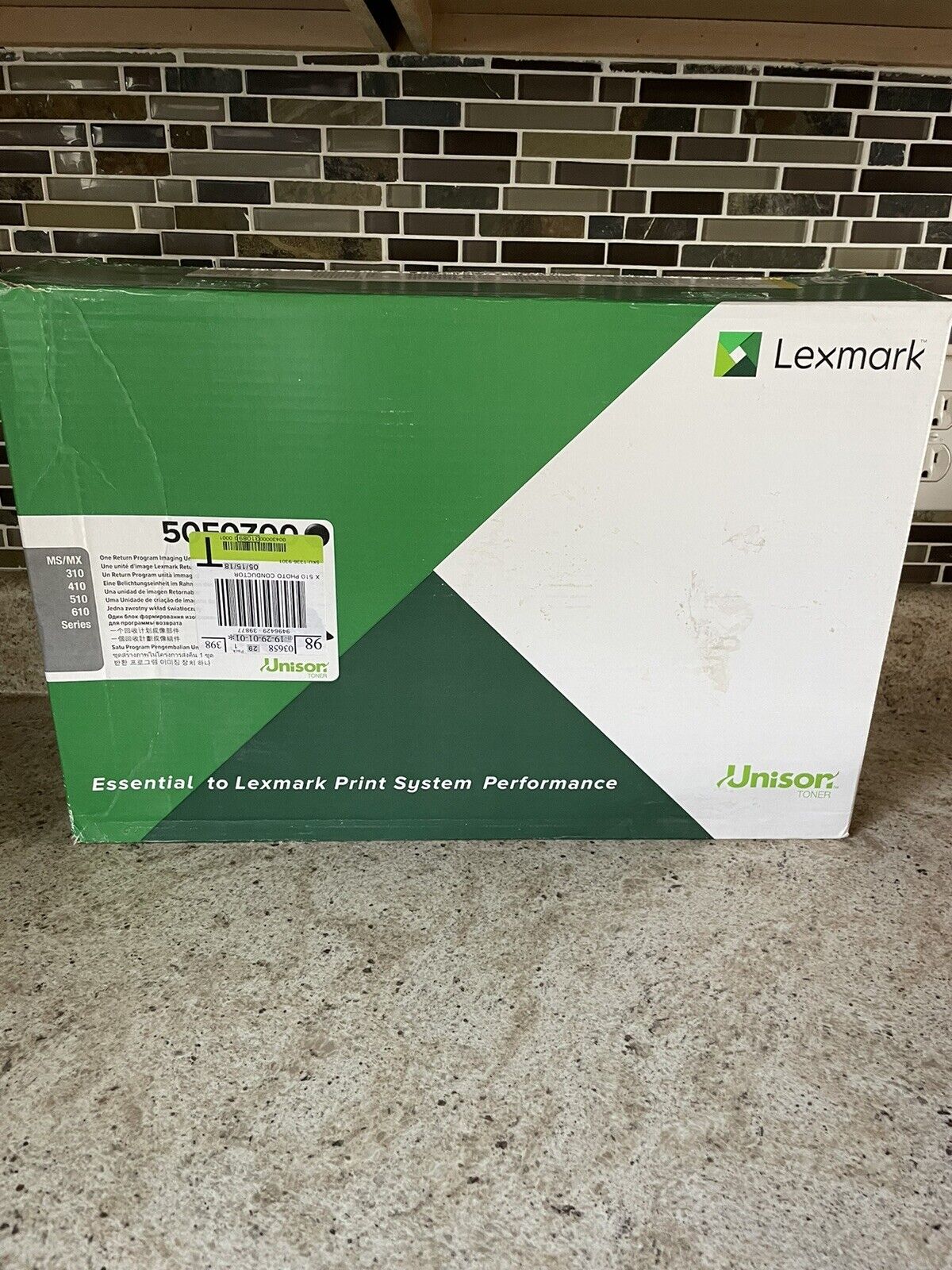 Genuine Lexmark 50F0Z00 Black Return Program Imaging Unit New Open Box 500z