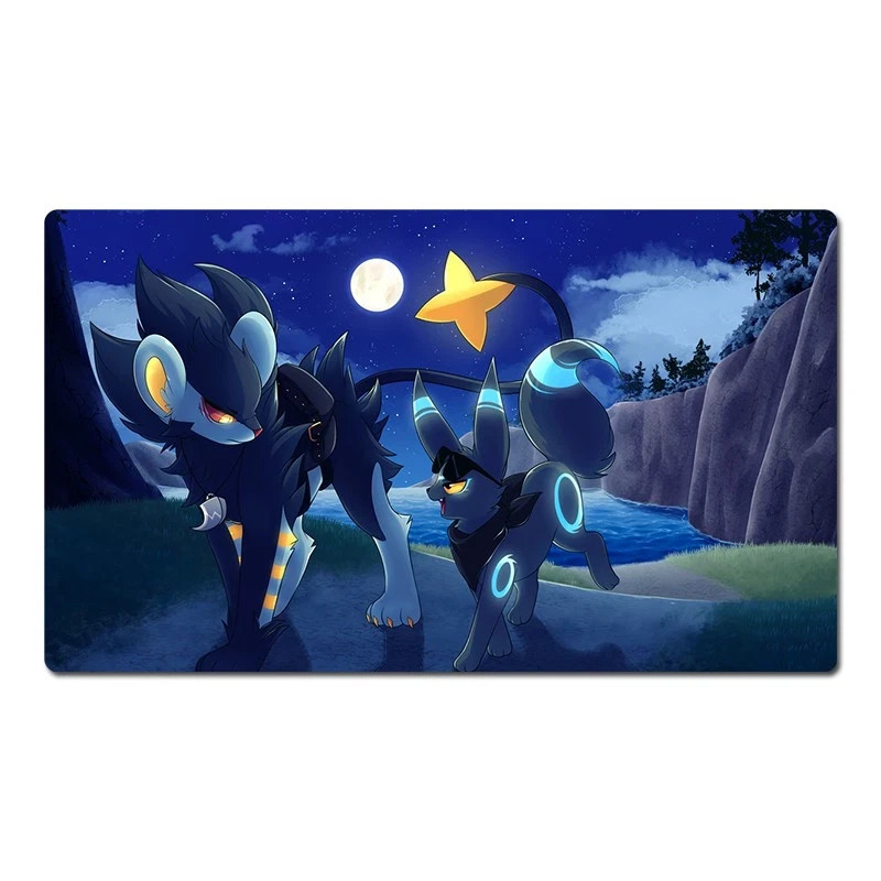 Luxray Umbreon Board Game Pokemon Gaming Mouse Pad Desk Accessories