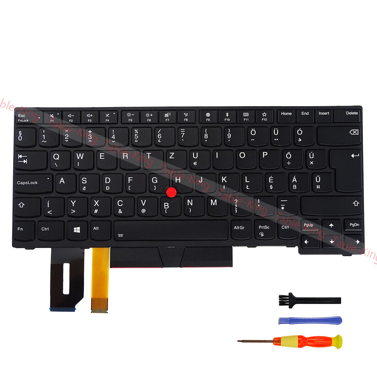 Hungarian Backlit Keyboard for Lenovo Thinkpad E480/E490/L380/L390/T480S/T490