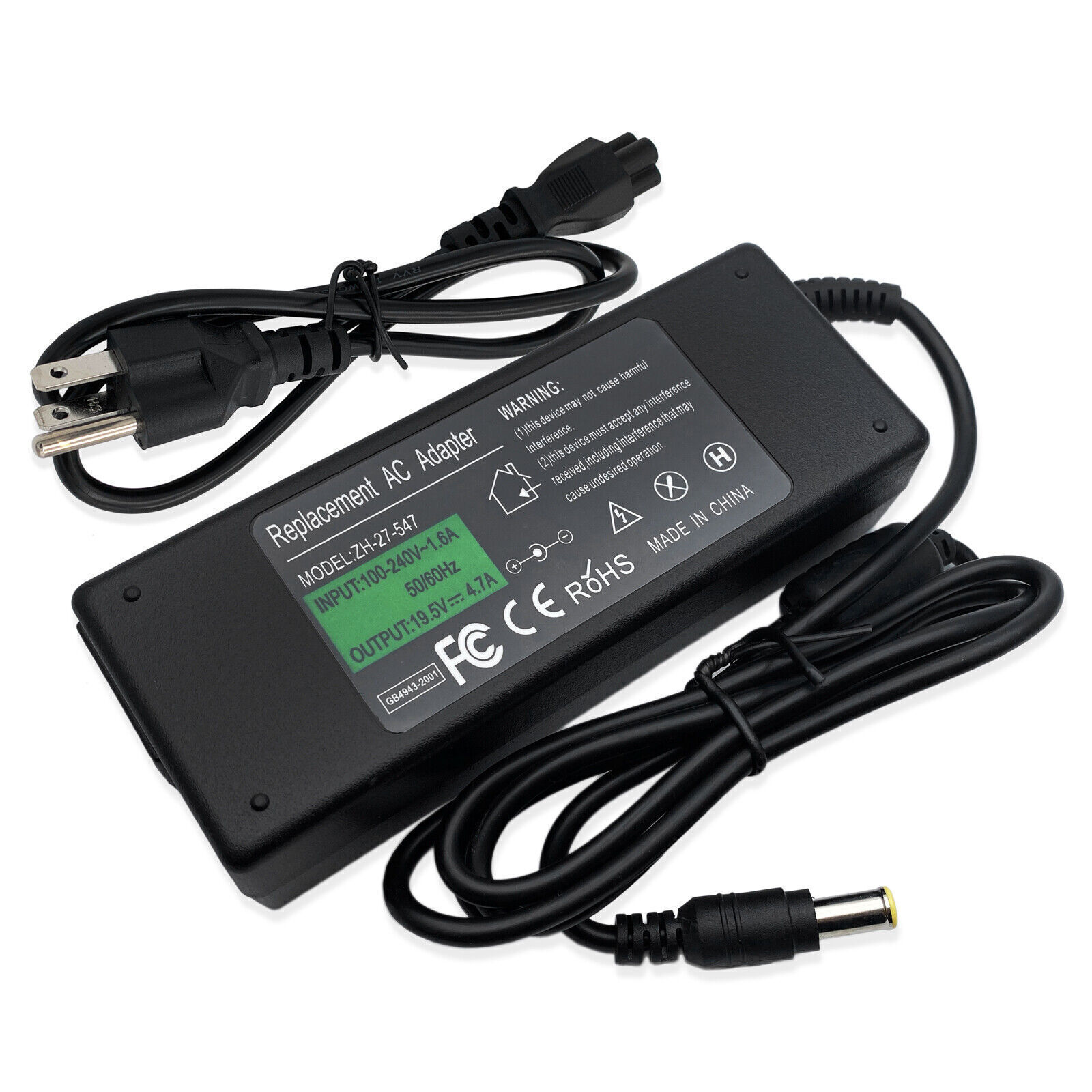 AC Adapter For LG 24GN650-B 32GN63T-B Ultragear Gaming Monitor Power Supply Cord