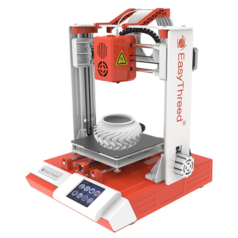 EasyThreed K6 Plus 3D Printer Desktop Printing Machine 100x100x100mm/4 DQYR