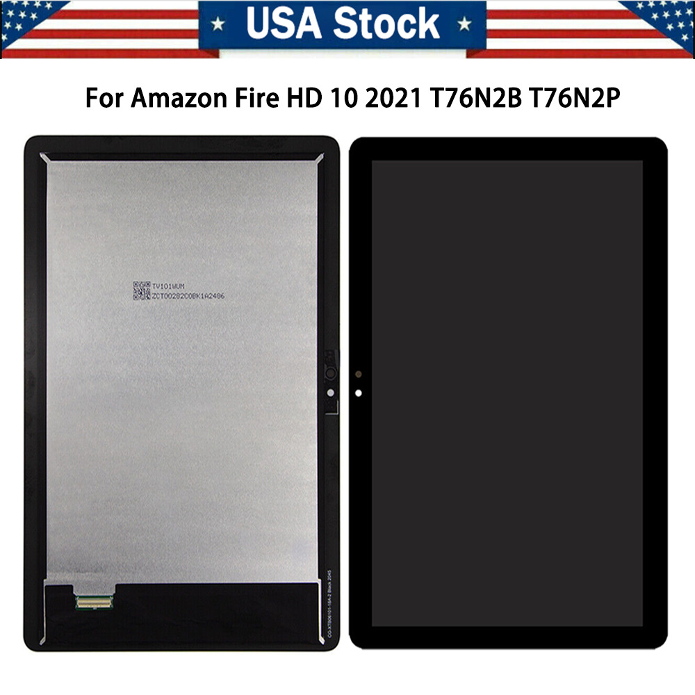 For Amazon Fire HD 10 11th Gen 2021 T76N2B/T76N2P LCD Screen Touch Digitizer USA