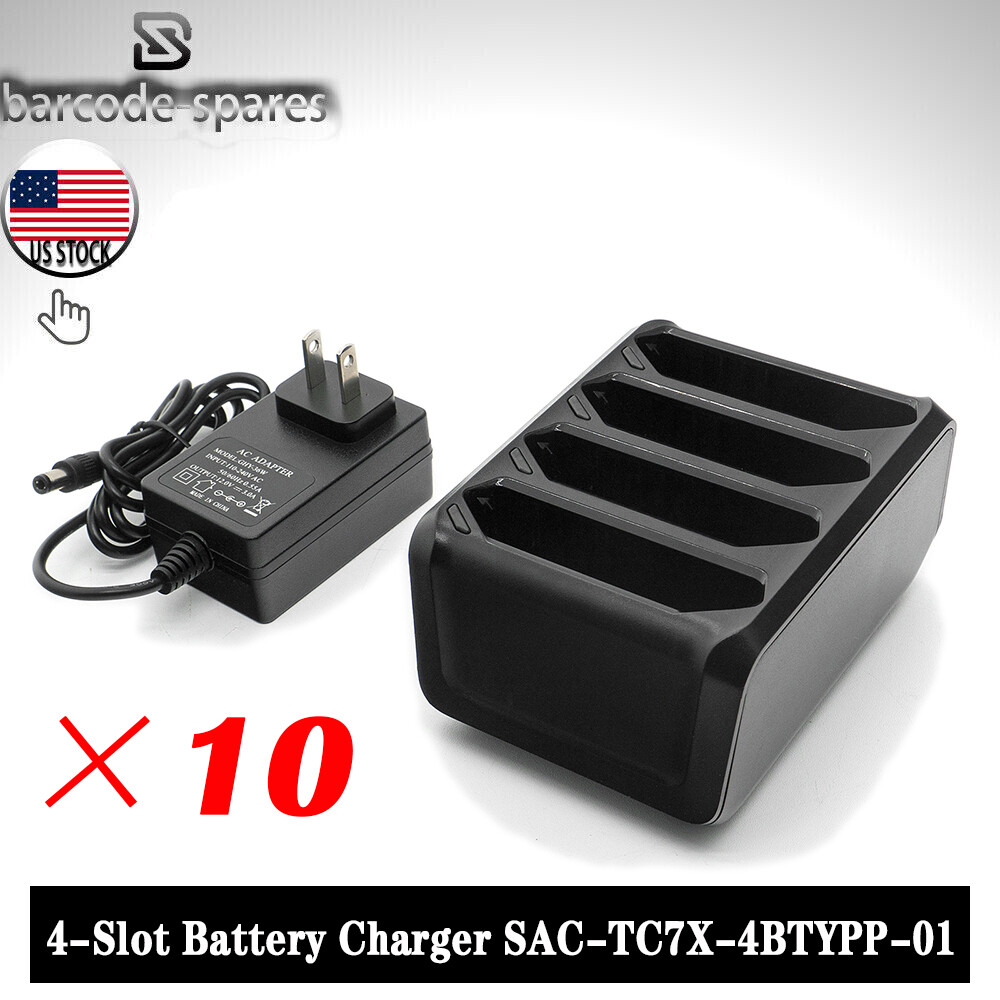 5PCS SAC-TC7X-4BTYPP-01 4-Slot Battery Charger for Zebra TC70 TC72 TC75 TC77