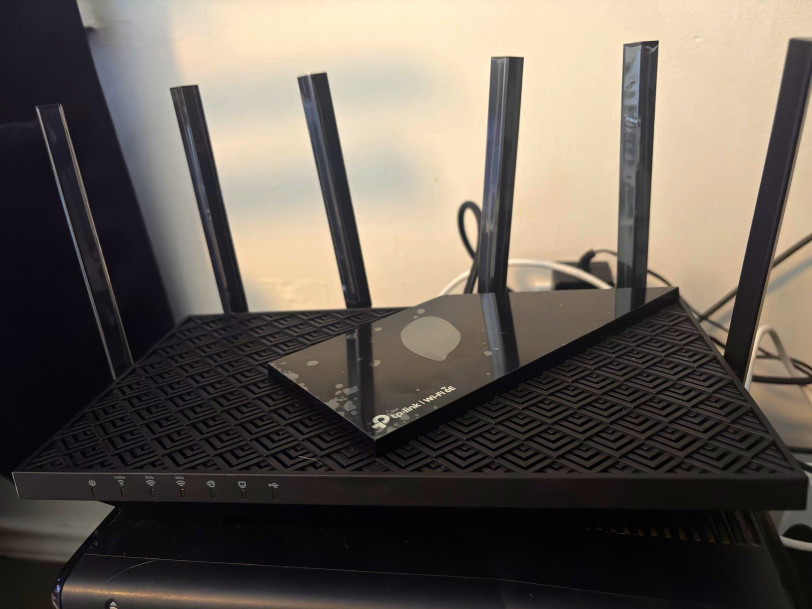 TP-Link Archer AXE75 AXE5400 Tri-Band Wi-Fi 6E Router 4-Port USB Black