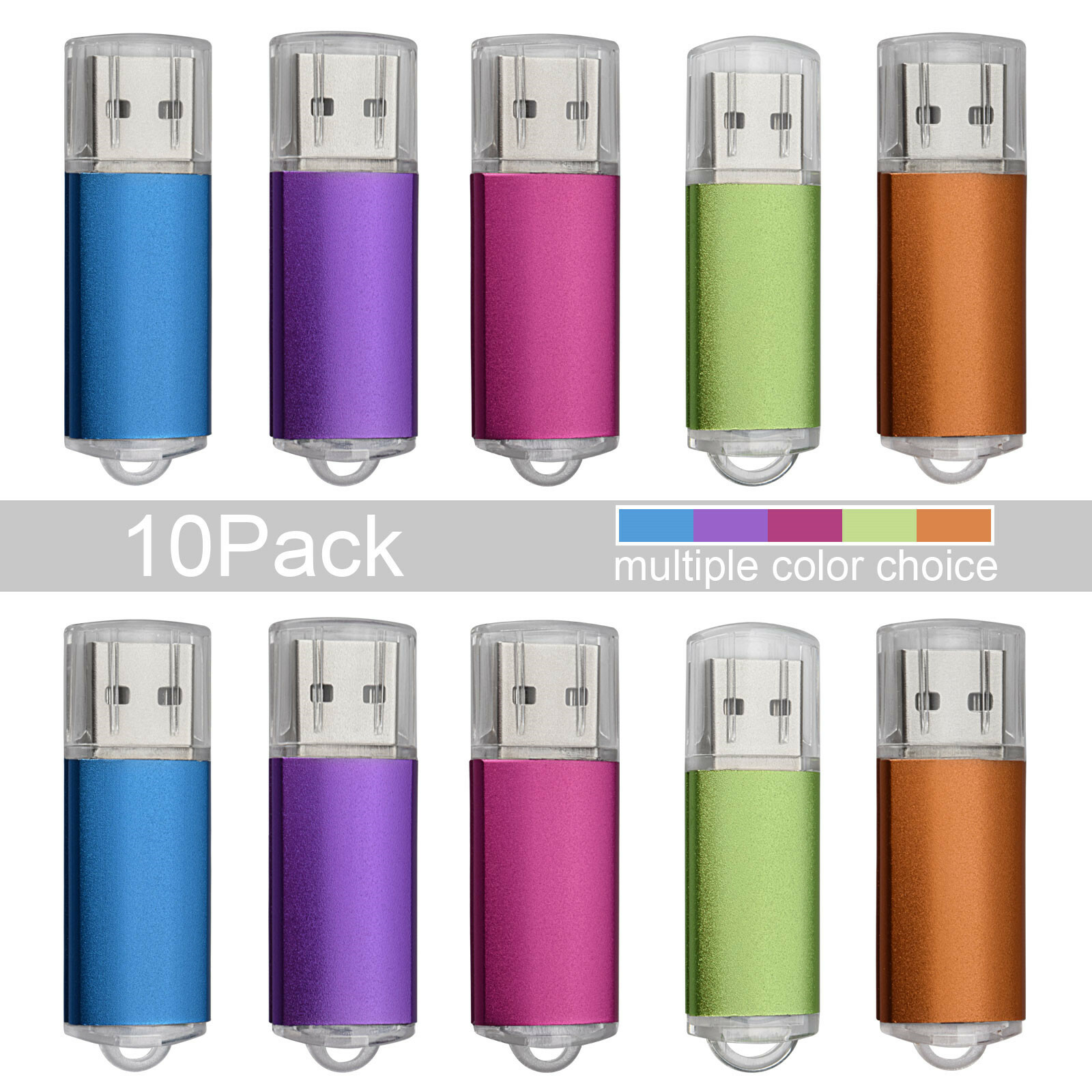 5PCS/10PCS USB 2.0 Flash Drive Memory Stick USB2.0 Thumb Drive For PC/Laptop Lot