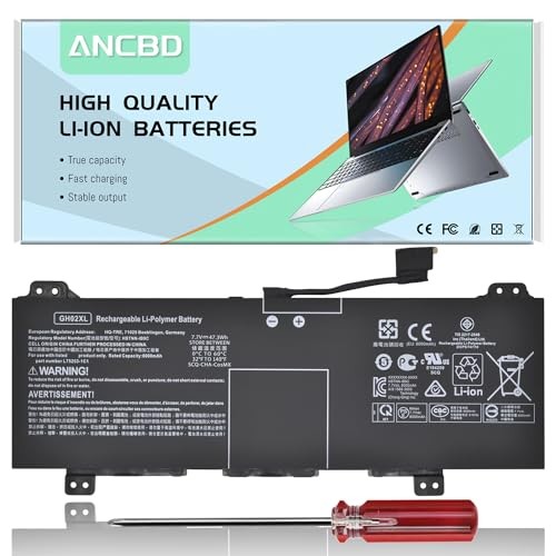 GH02XL GHO2XL Laptop Battery For HP Chromebook 11 G8 11A G8 14 G6 47.3Wh 7.7V