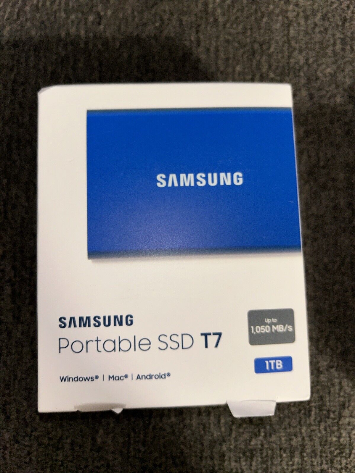 Samsung Portable SSD T7 1TB USB 3.2 Gen2 External Storage 1050MB/s