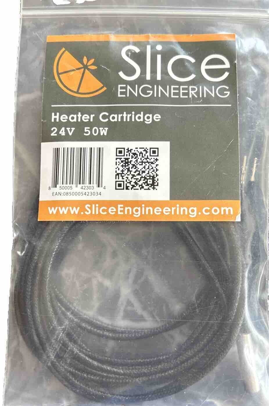 Slice Engineering 50w 24v Heater Cartridge NEW IN SEALED PACKAGING.      P8