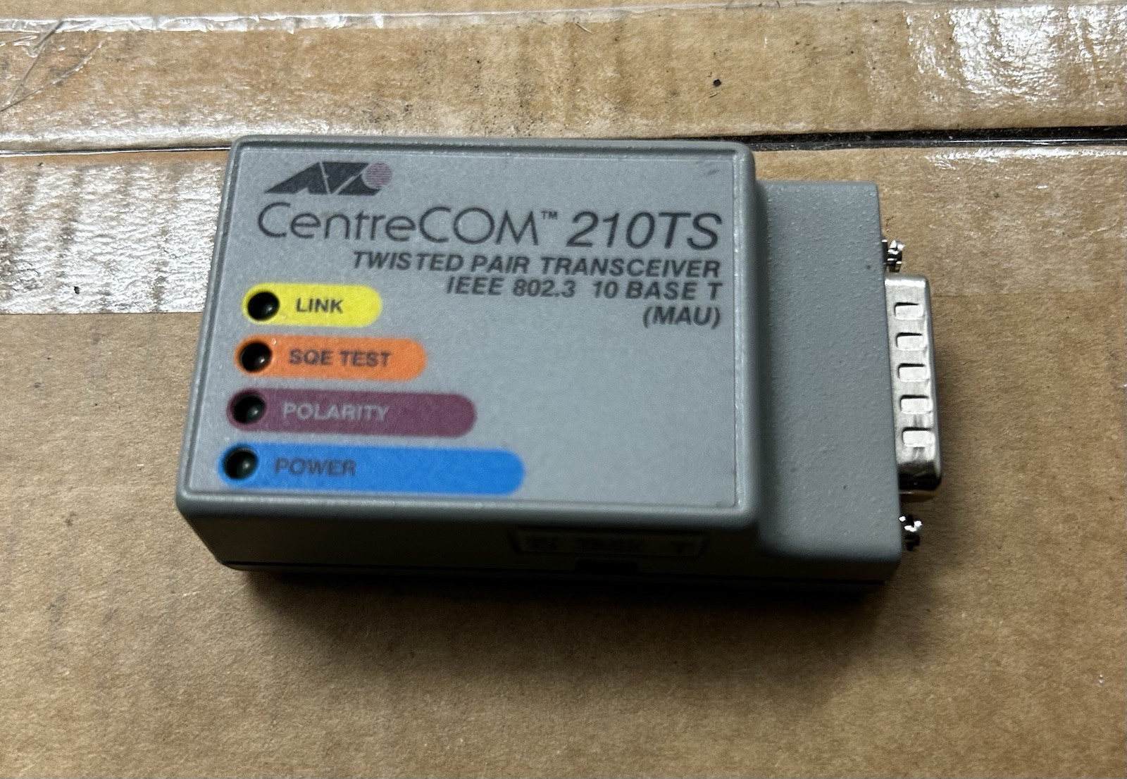 Allied Telesyn AT-210TS CentreCom Twisted Pair Transceive 210TS IEEE 802.3