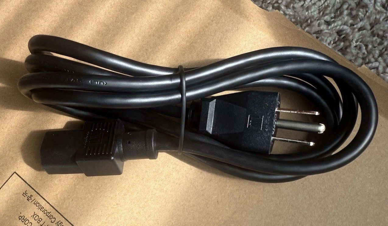 Cable de alimentación para PC de 2 pies – Reemplazo de cable de alimentación TV