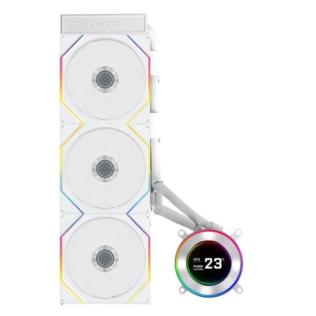 Lian-Li HS2LCD36TW 2.1 LCD 3xUNI Fan Radiator White
