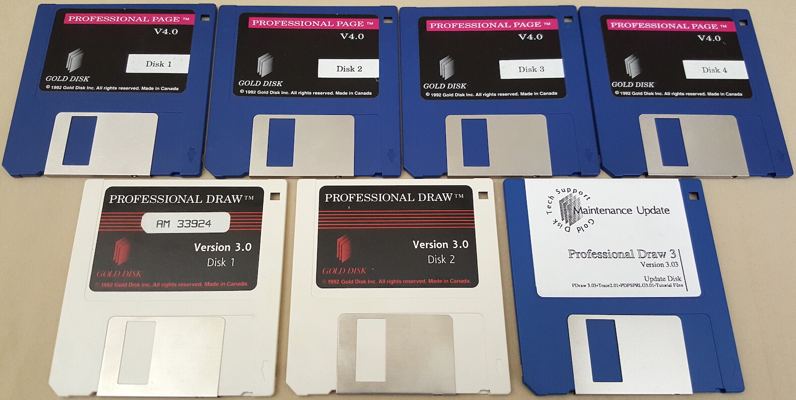 Professional Page v4.1 Draw v3.03 ©1992 Gold Disk Desktop Publishing for Amiga