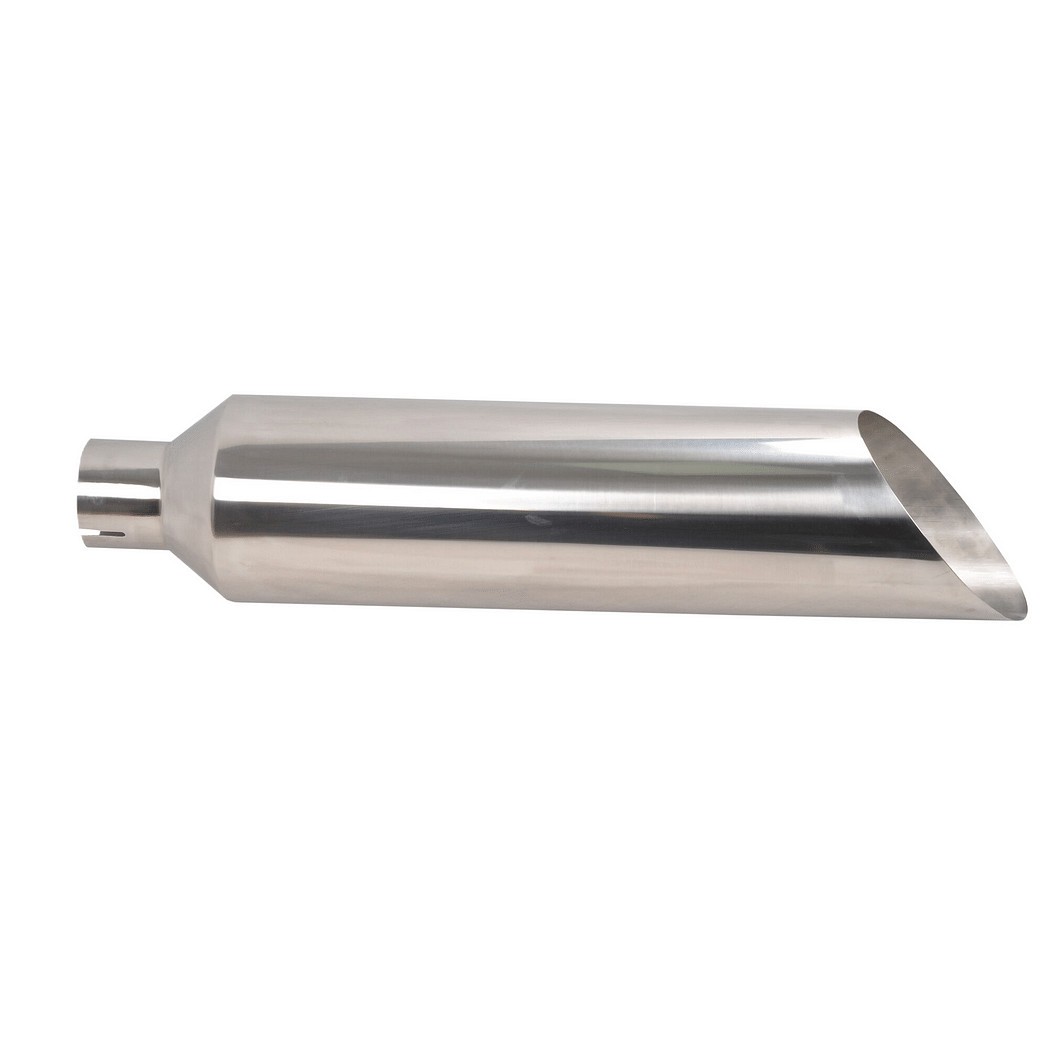 For Silver Straight Exhaust Tip 4"-8" MT032005