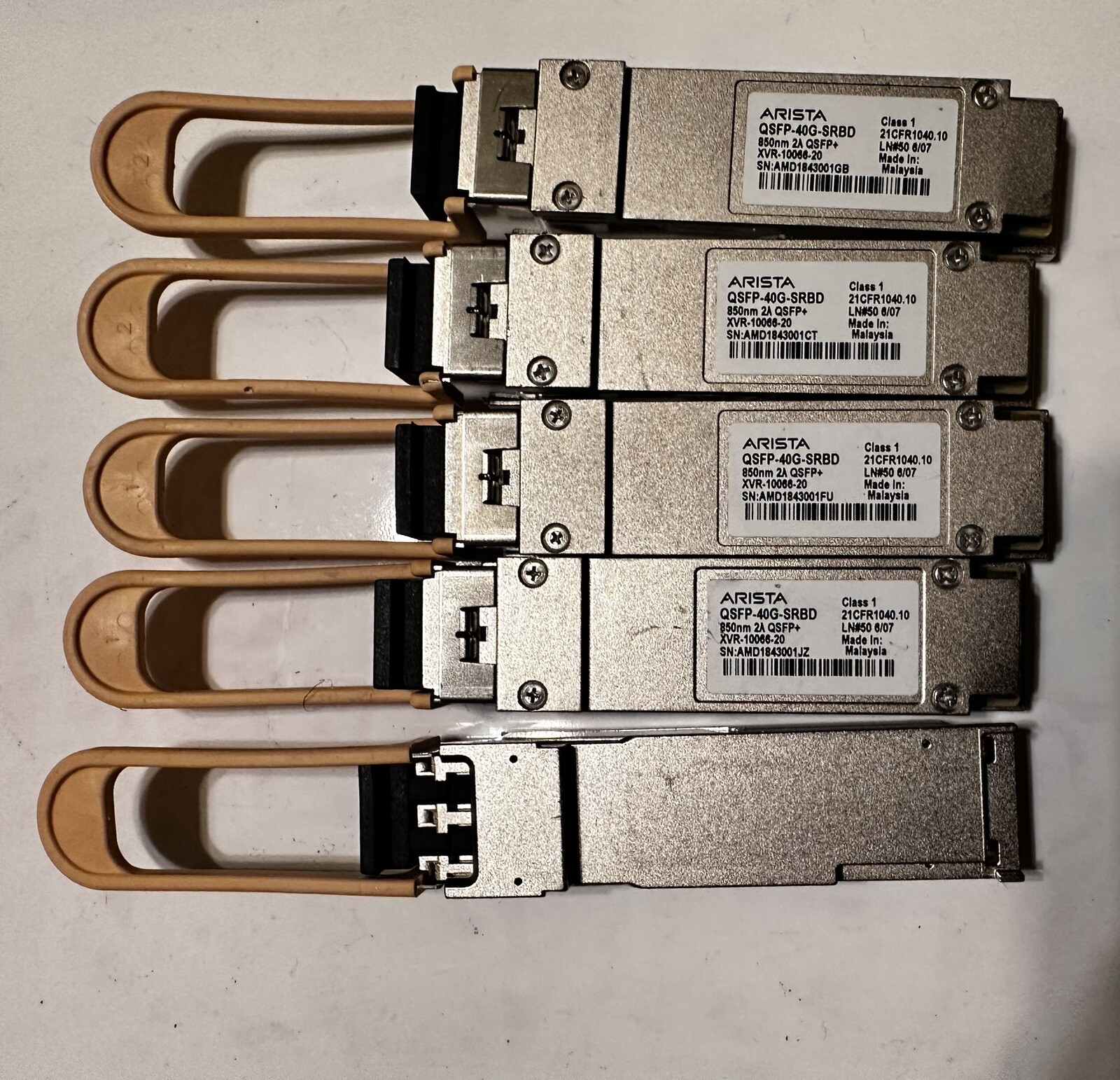 Original ARISTA QSFP-40G-SRBD REF . In Stock.