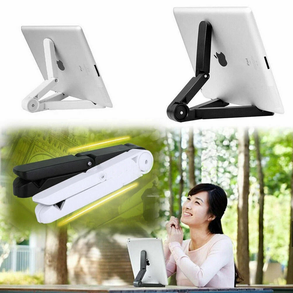 Adjustable Portable Desktop Holder Mount Folding Tablet Stand Anti-Slip for ipad