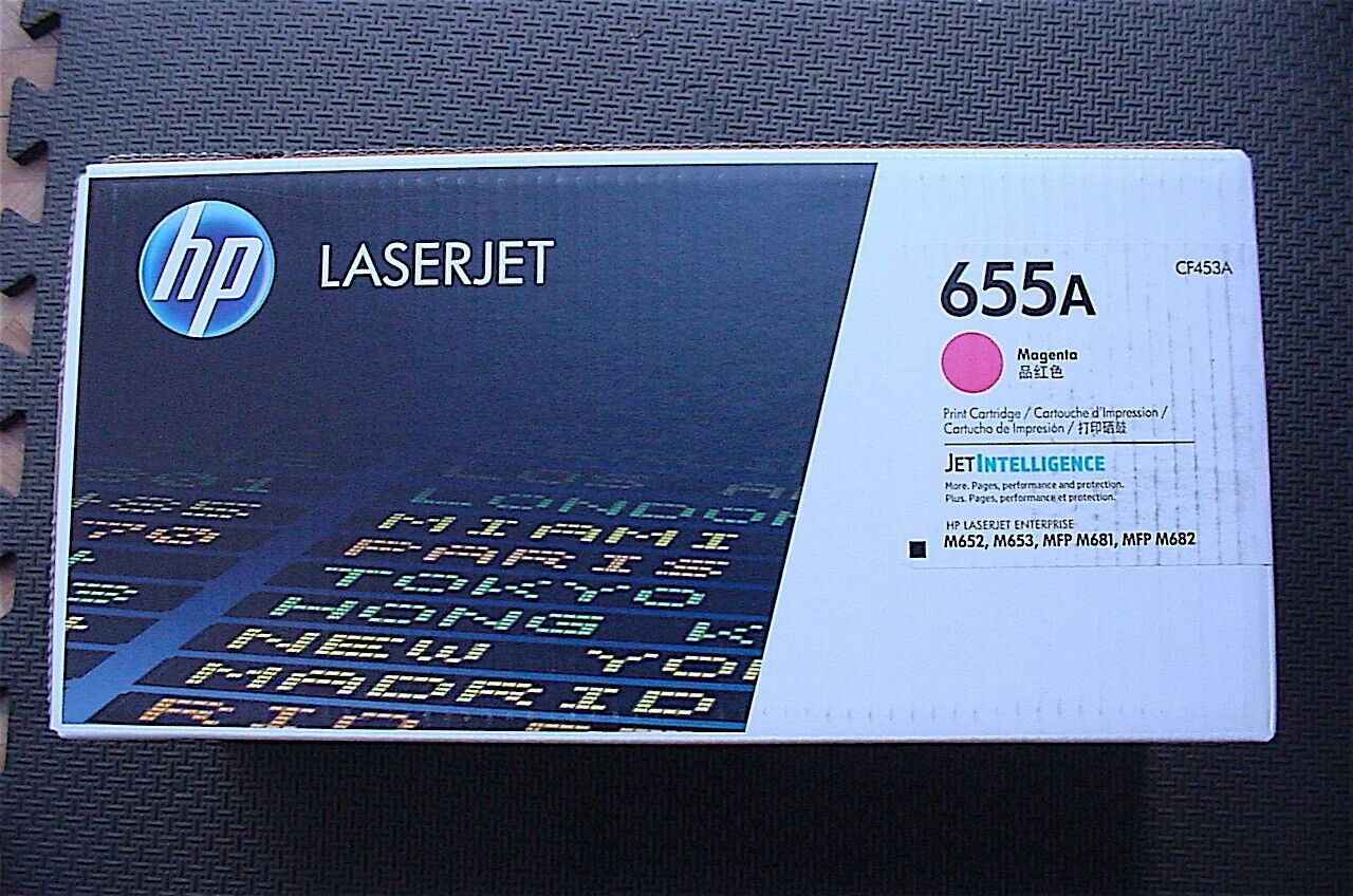 HP 655A Magenta Toner Cartridge_New & Sealed