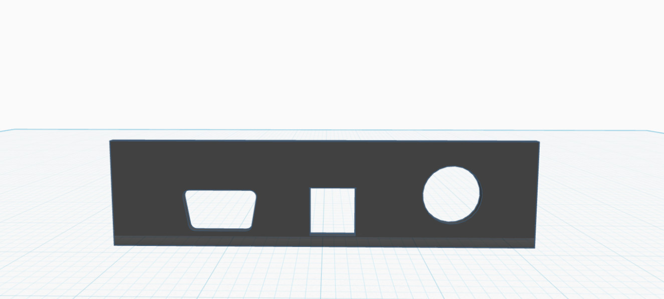 Commodore VIC-20 VC 20 replacement connector plate 3D printed