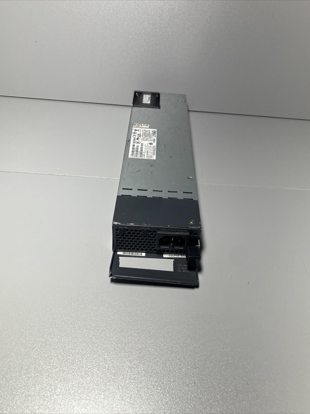 Cisco LITEON 1100W Power Supply C3KX-PWR-1100WAC V02 PA-1112-1-LF Rev: 03 Tested