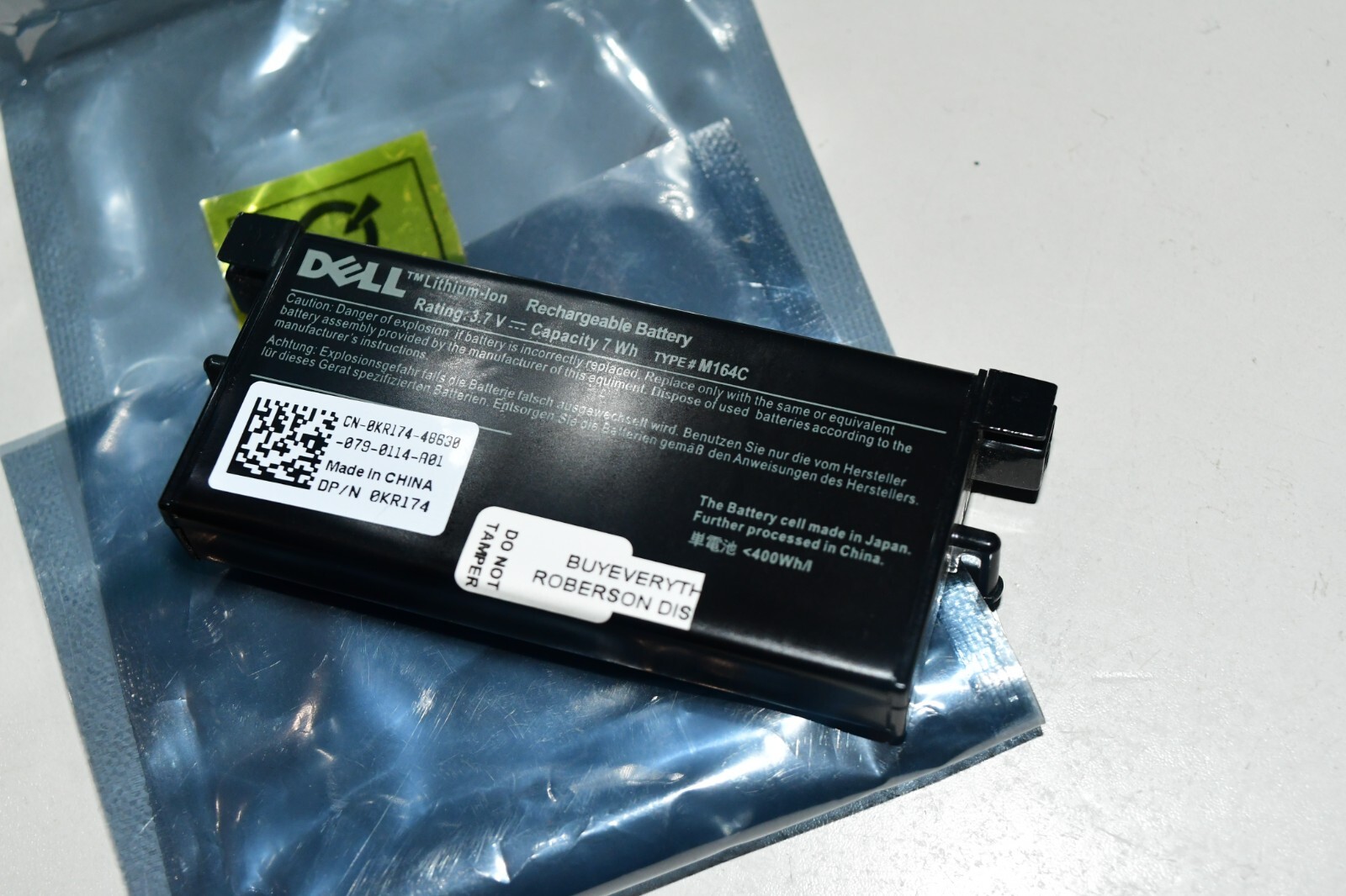 Dell 0KR174 M164C 512MB PE PERC 5/e 6/e RAID Controller Battery BRAND NEW OEM