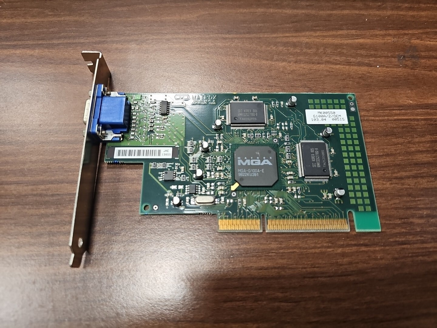 MATROX G100A-E 4MB VIDEO CARD AGP 2X MGI 100A 4/CPQ 790-01 REV. A