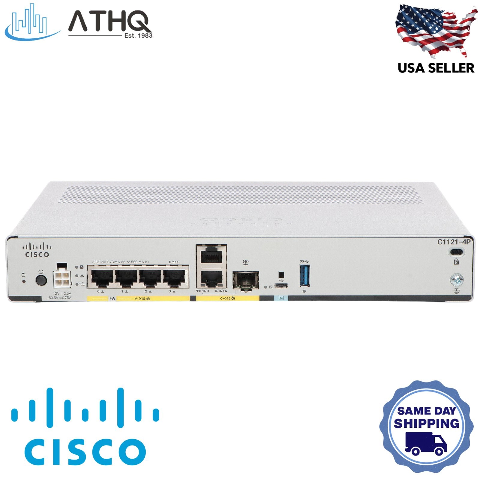 Cisco C1121-4P Integrated Services Router ISR 1100 4-Port Dual GE SFP NEW