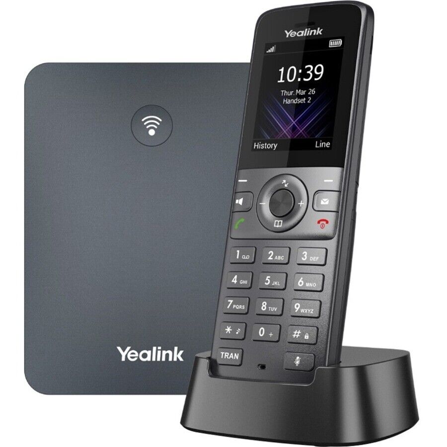 Yealink W73P IP Phone - Cordless - Corded - DECT - Wall Mountable, Desktop -