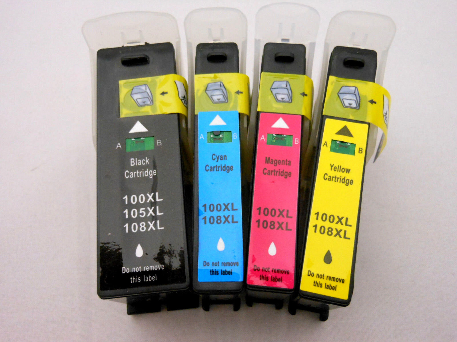 4PK Black & Color 100 XL Ink Cartridge for Lexmark PRO705 PRO805 PRO905 PRO901