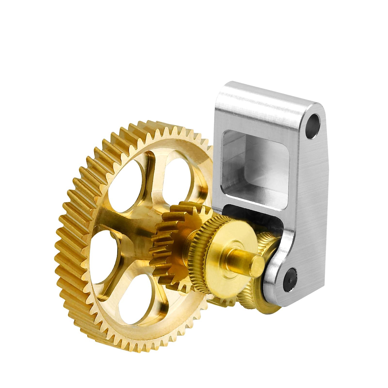 Full Metal - Gold DLC - Slant Gear - Kit Brass Extruder Compatible with...