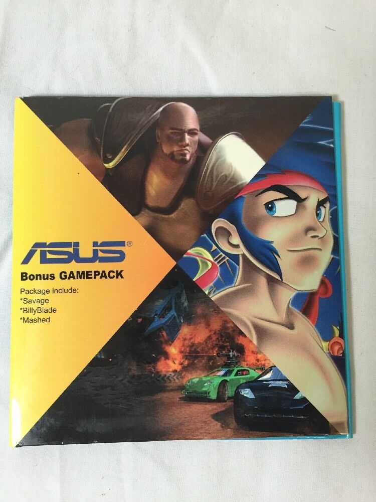 CD ASUS Bonus Gamepack Savage, BillyBlade, Mashed PC gaming - 3 Games