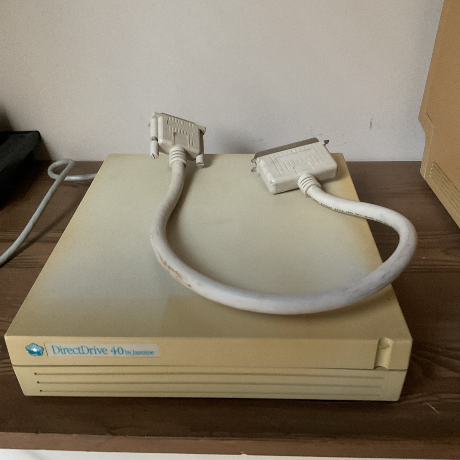 Rare Vintage DirectDrive 40 By Jasmine For Macintosh Hard Drive-Powers On-AS/IS