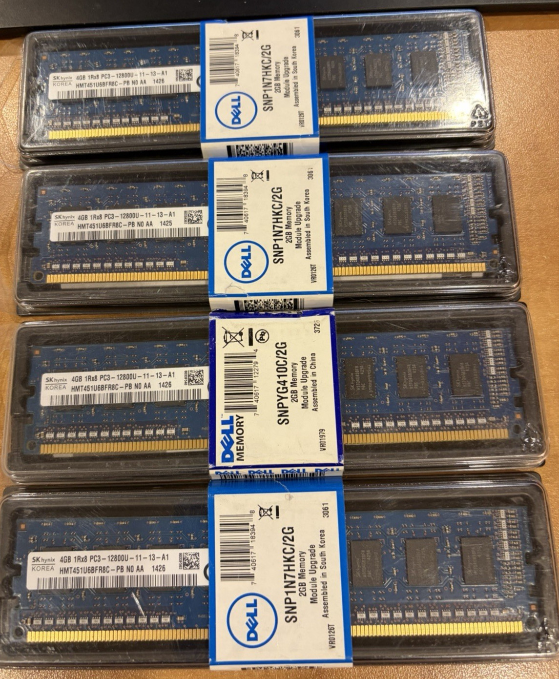 HYNIX 16GB (4x4GB) DDR3 1600MHz RAM PC3-12800U MEMORY RAM Modules