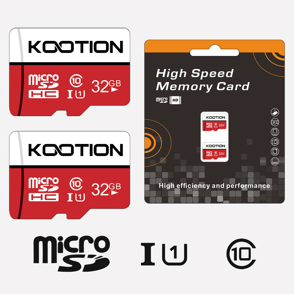2Pack 32GB Micro SD TF Card SDHC Memory Card Class 10 UHS-I For Cameras Phone