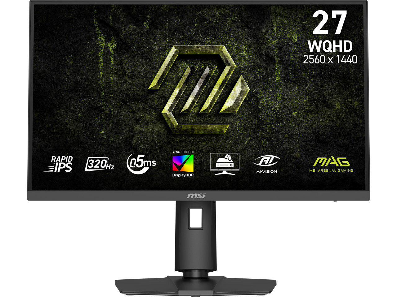 MSI MAG274QPFX32 27" WQHD Gaming Monitor 320Hz Black