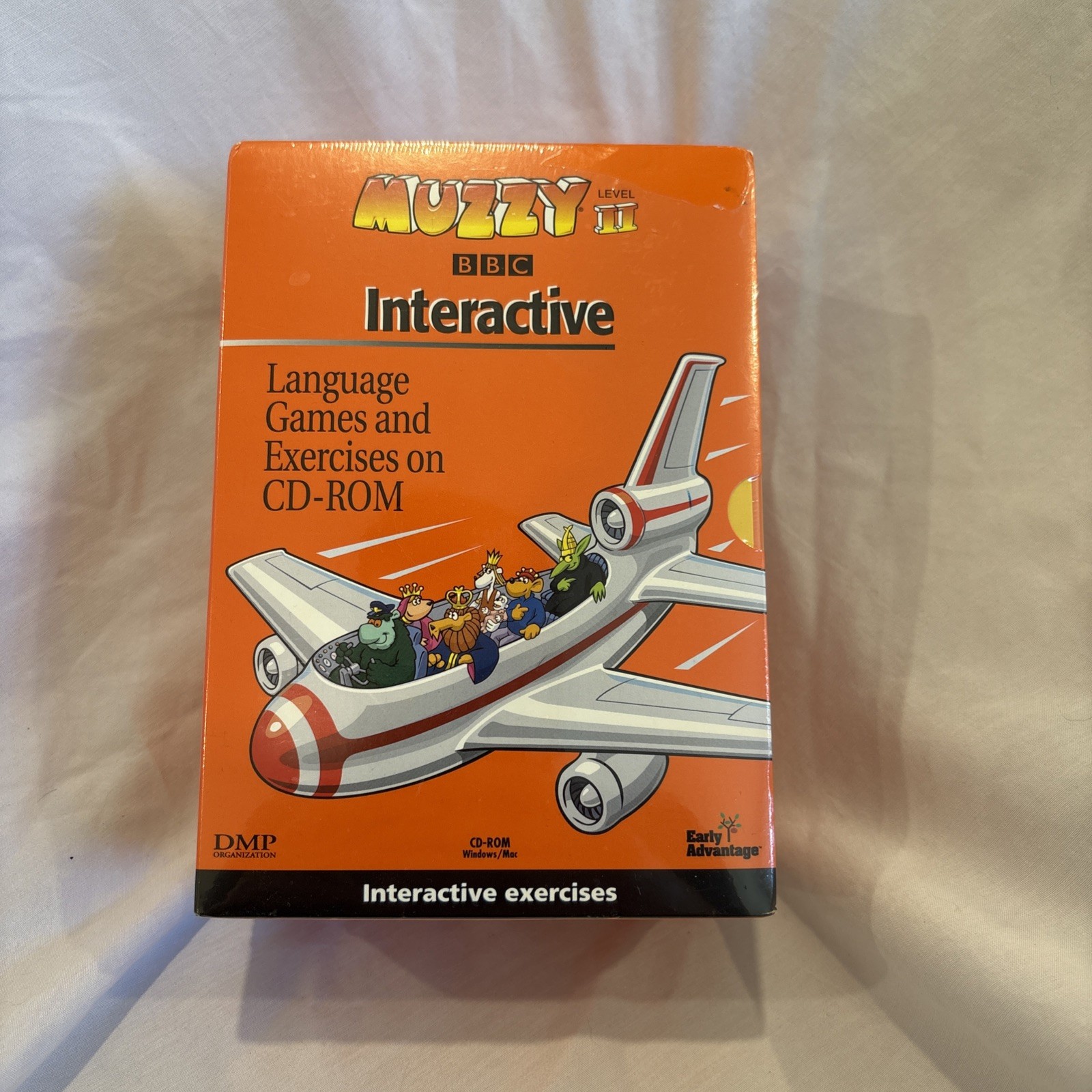SEALED Vintage BBC Muzzy Interactive Level II CD-ROM PC Mac Educational