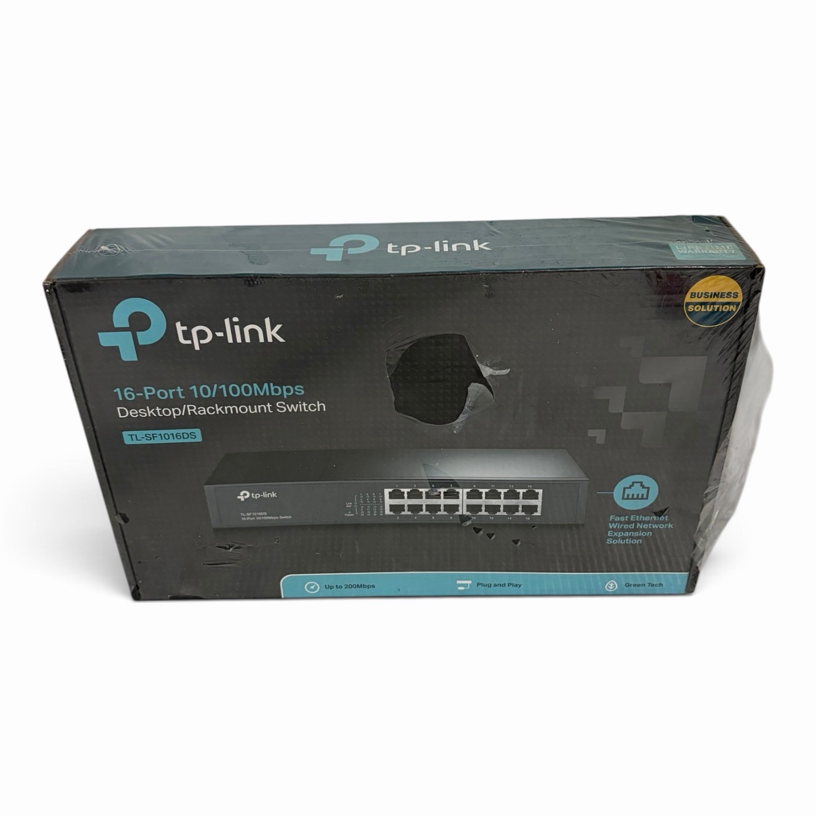 TP-Link TL-SF1016DS 16-Port 10/100Mbps Fast Ethernet Desktop Rackmount Switch