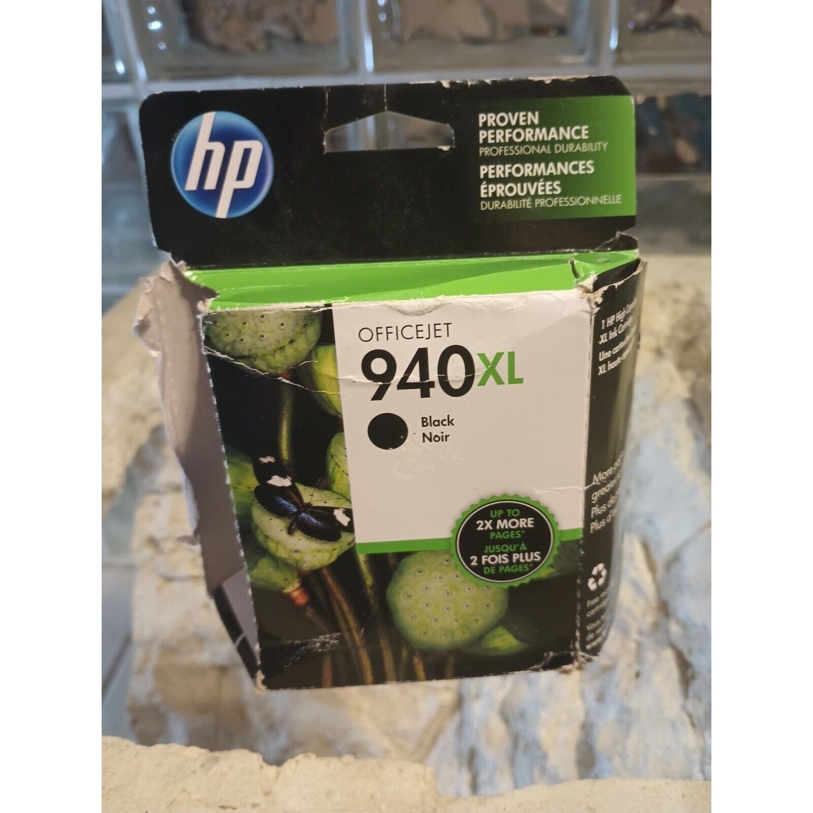 HP - Officejet 940XL Ink Cartridge - Black Factory Sealed Expired March 2020