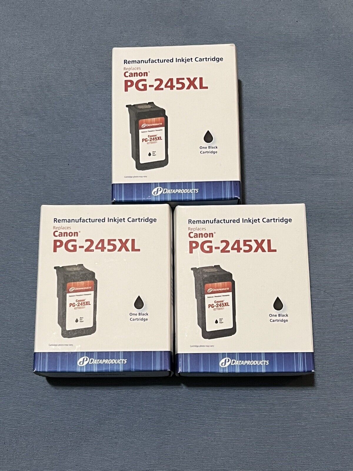 Dataproducts Black High Yield  Compatible with Canon PG-245XL Ink  LOT OF 3