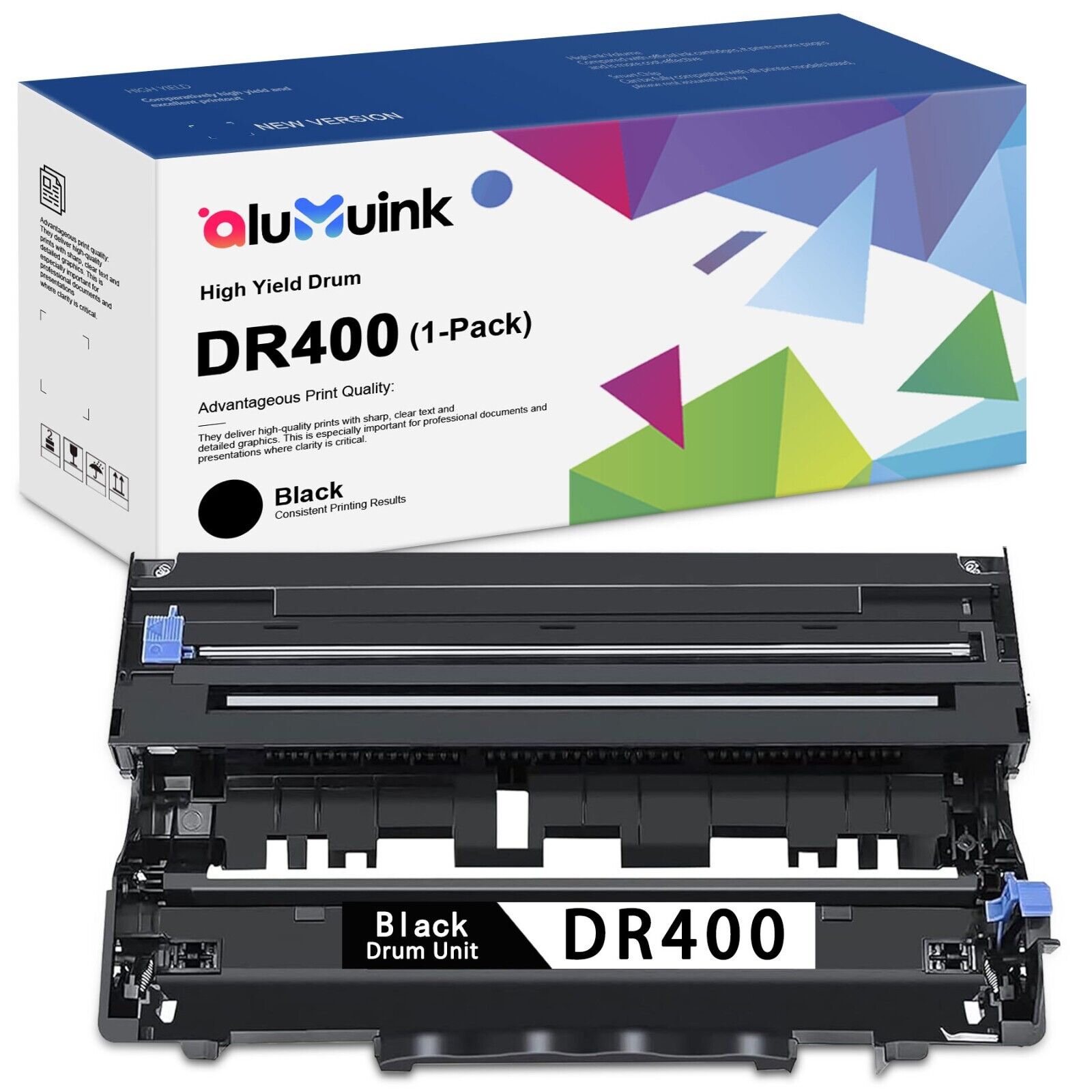 DR400 Black Drum Unit Replacement for Brother DR400 DR-400 Drum Unit MFC-8600