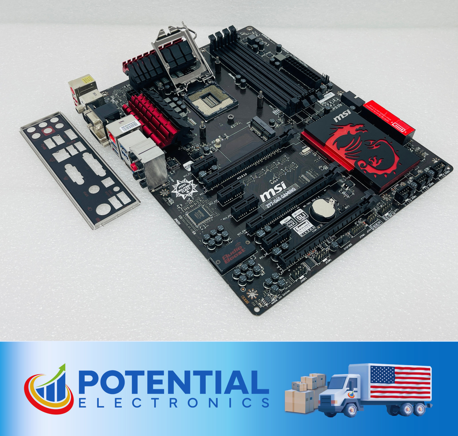USED - MSI Z97-G45 Gaming Intel LGA 1150 DDR3 Motherboard w/ IO Shield