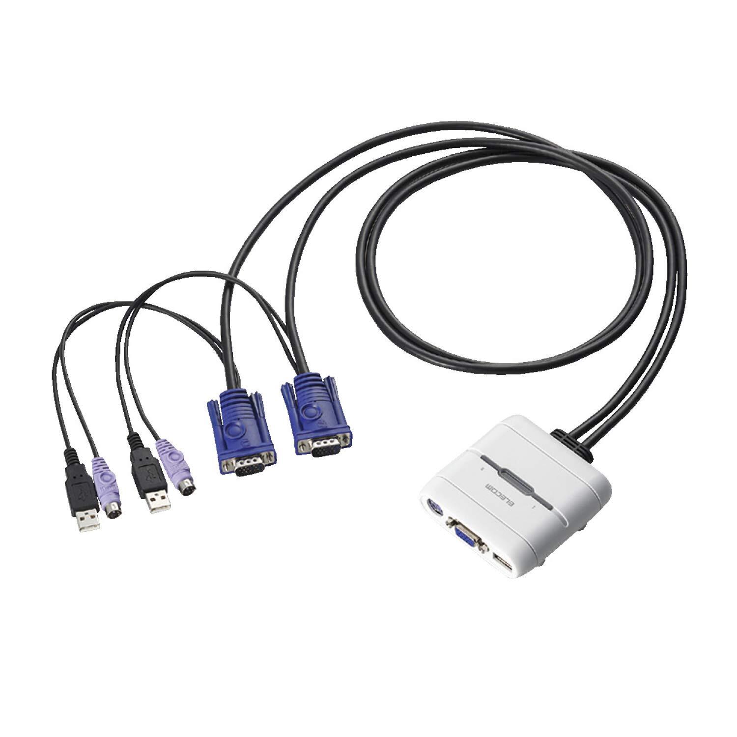 Elecom Cross PC switch (PC2 units switching) KVM-KXNNEW